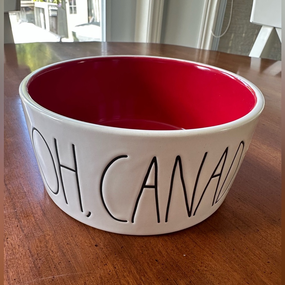 Rae Dunn Oh Canada Dog Bowl 🇨🇦